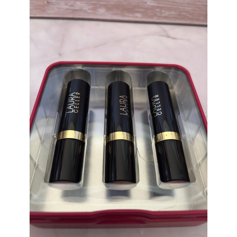 LAURA GELLER SMART POUT TRANSFER PROOF LIPSTICK TRIO - Picture 2 of 3